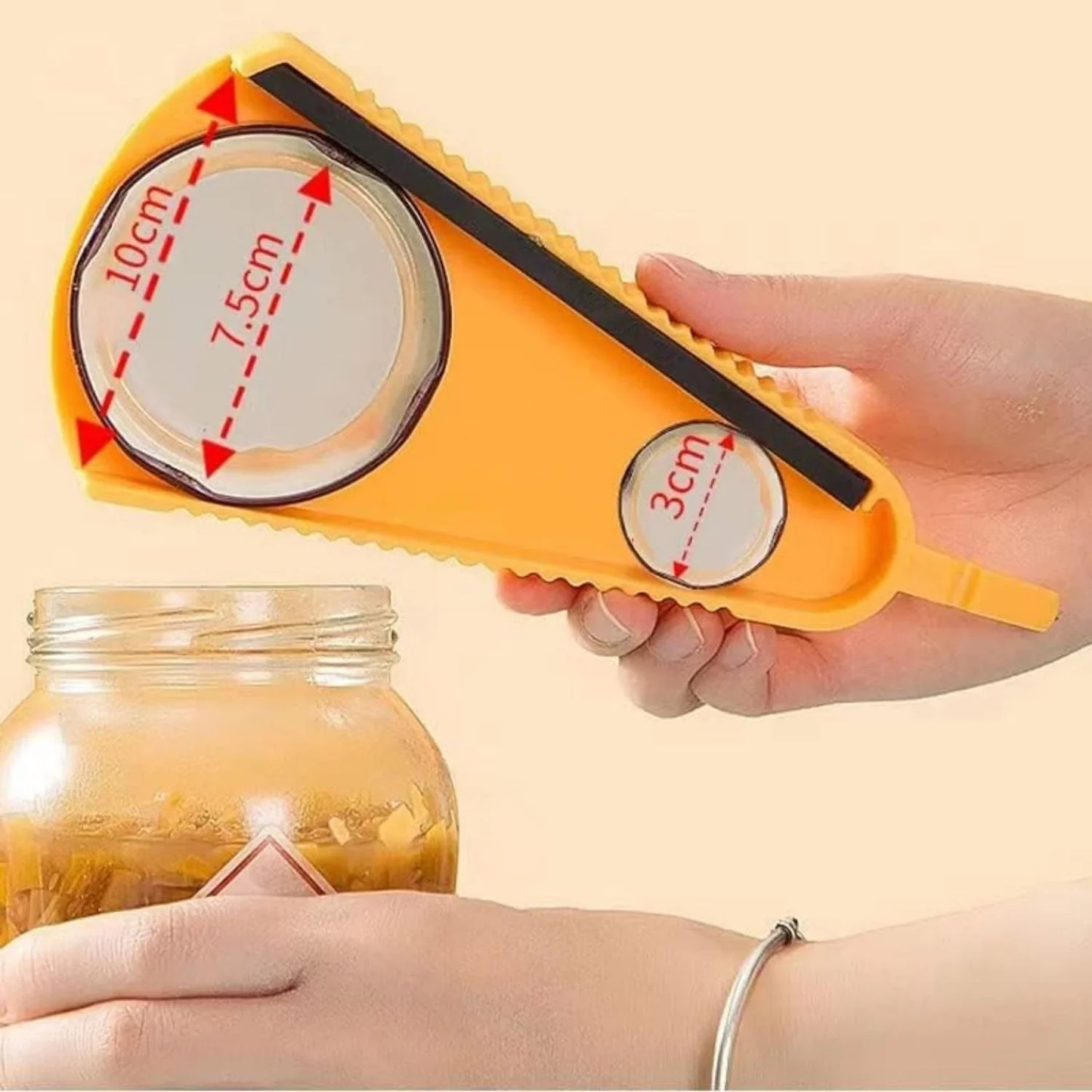Ergonomische Flesopener met Praktisch Handvat voor Eenvoudig Gebruik
