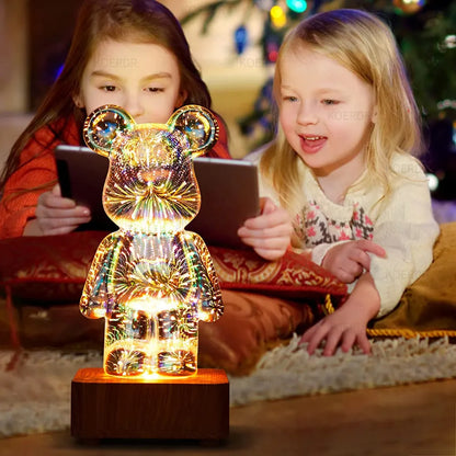 3d Vuurwerk Effect Led Lamp