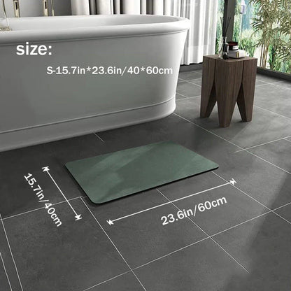 Non-slip Diatomiet Badmat