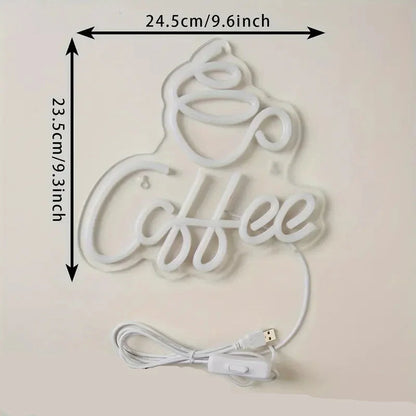 Neon Led Coffee Sign voor Wanddecoratie