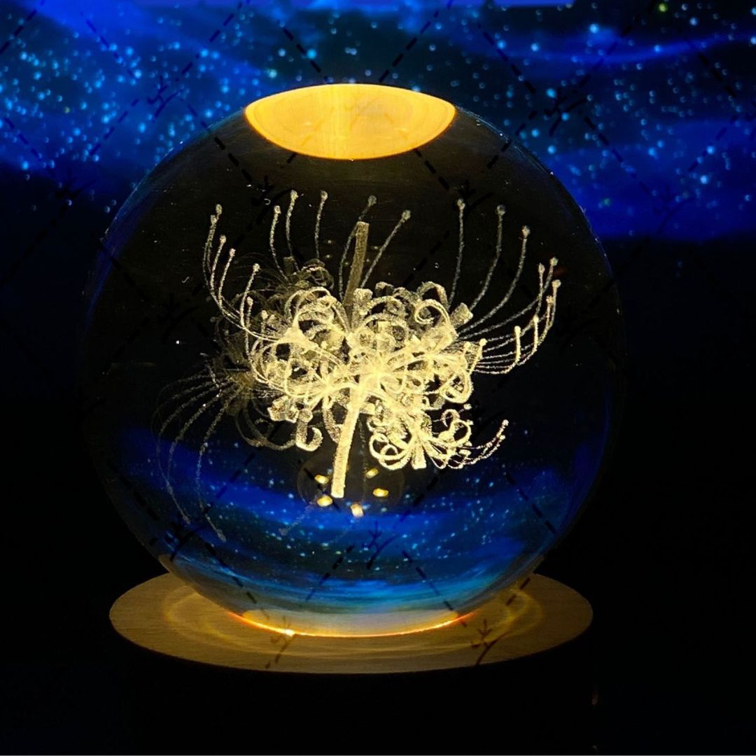 Kristallen Bol met Lichtgevende Maan