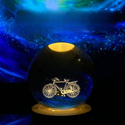 Kristallen Bol met Lichtgevende Maan