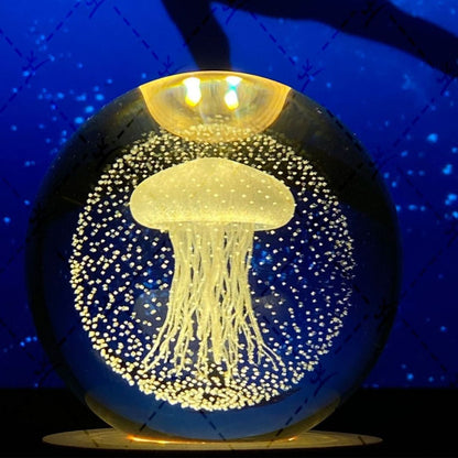 Kristallen Bol met Lichtgevende Maan