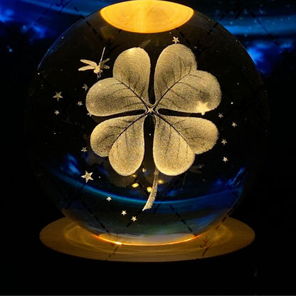 Kristallen Bol met Lichtgevende Maan