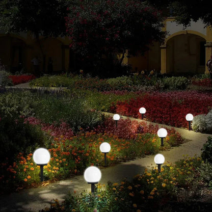 Set van 3 Waterdichte Led Solarlampen voor in de Tuin