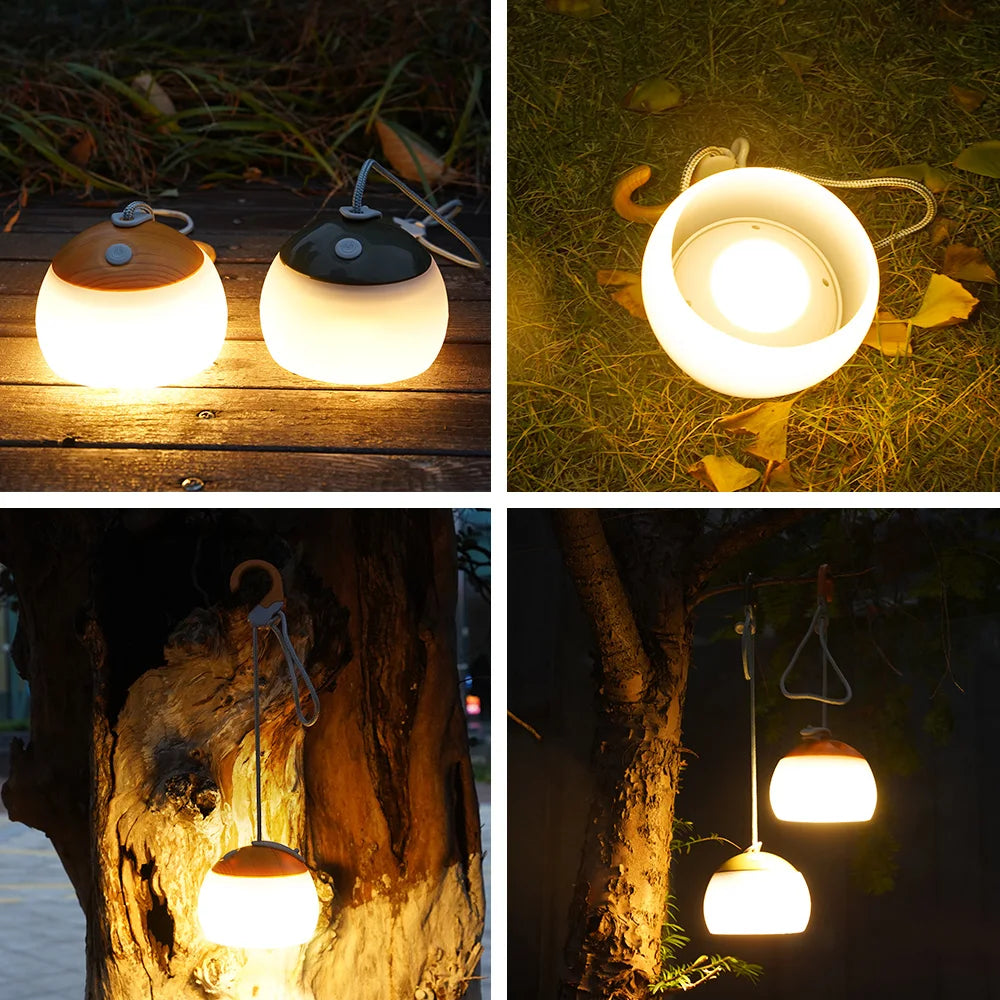 Retro Led Campinglamp - Oplaadbaar Usb-lampje