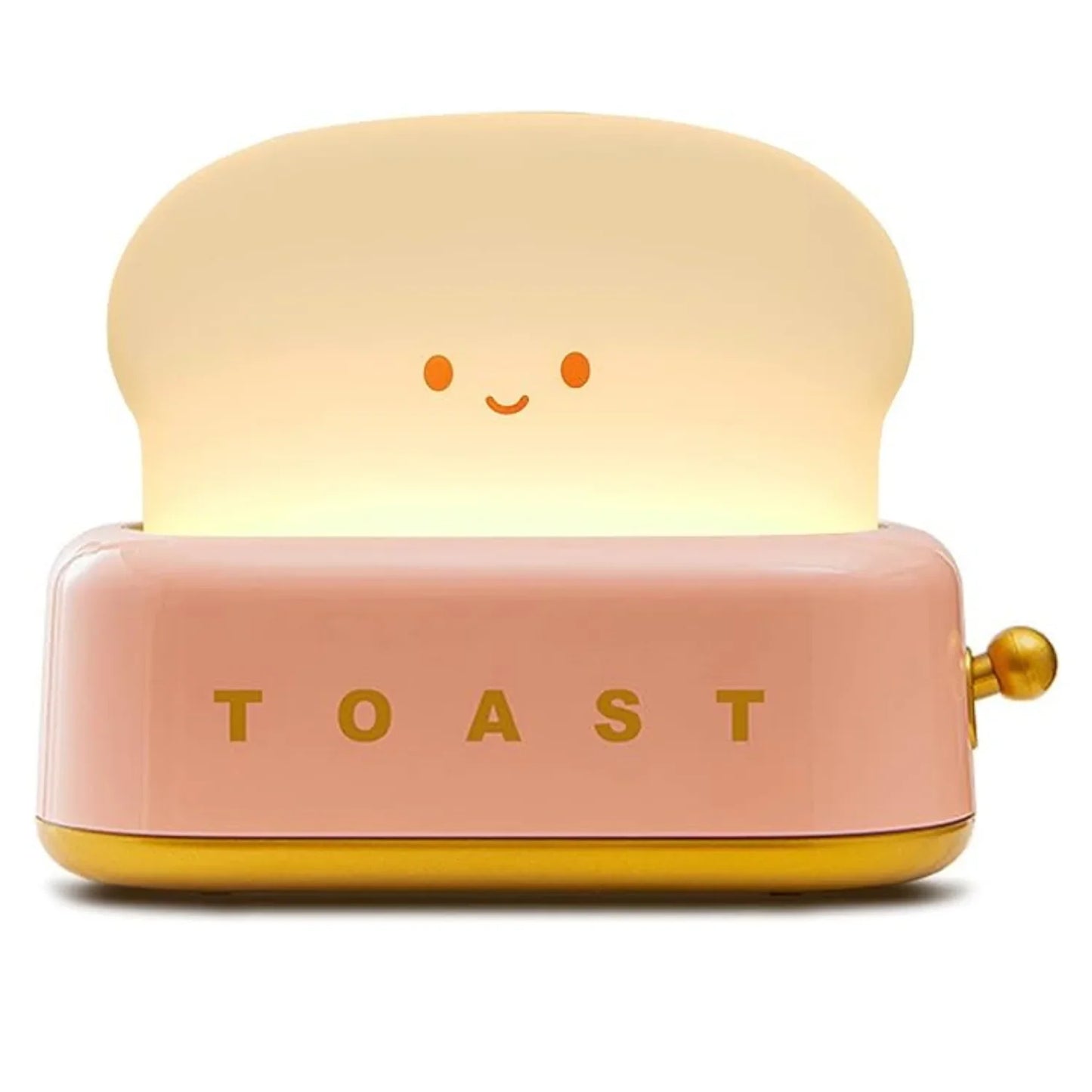 Shadowy Bedlampje - Kawaii Toast Led Lamp voor Gezellige Verlichting