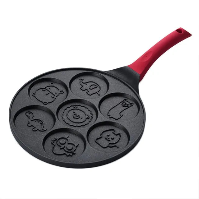 Ontbijtkoekenpan voor Kinderen - Leuke Pannenkoek- en Spiegeleivormen