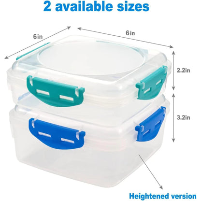 Lekvrije Lunchtrommels ( Set van 4 )