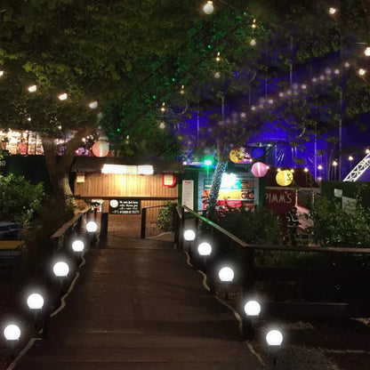 Set van 3 Waterdichte Led Solarlampen voor in de Tuin