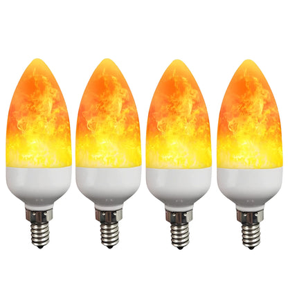 Vlameffectlamp - 9w Led-lamp met Realistische Vlammengloed