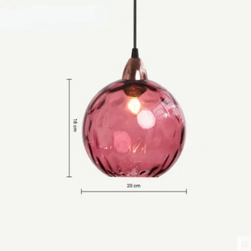 Sferische Glazen Hanglamp