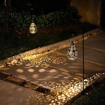 Tuinlamp op Zonne-energie & Weerbestendig in Bloemendesign - voor Stijlvolle Buitenverlichting