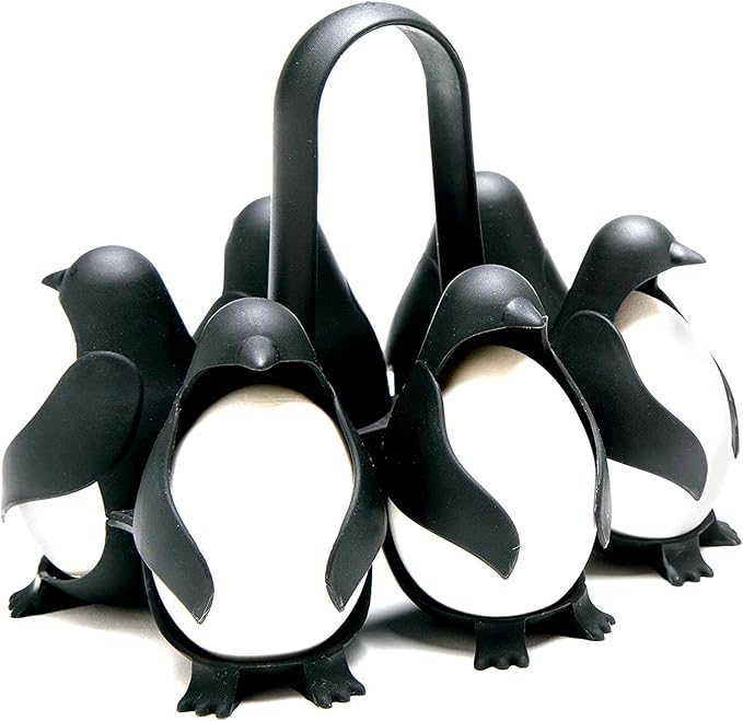 3-in-1 Eierhouder met Schattig Pinguïnontwerp