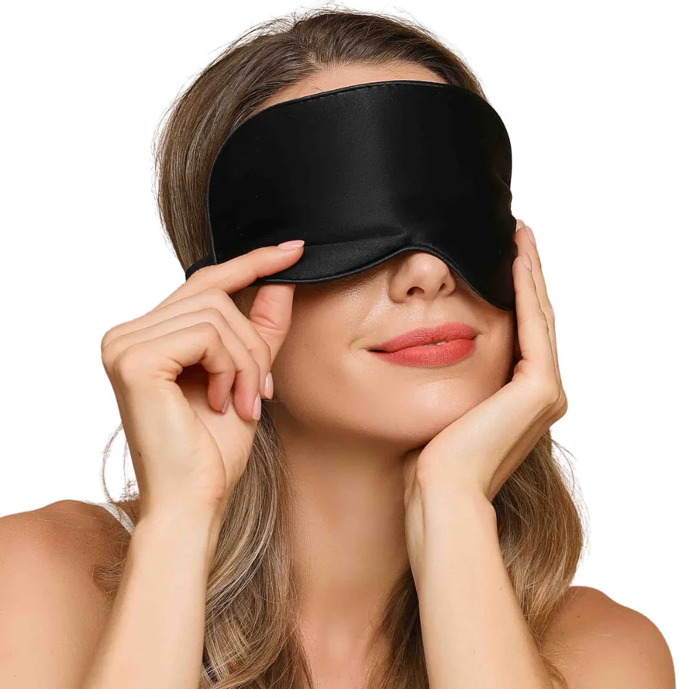 Luxueus Slaapmasker Gemaakt van 100% Moerbeizijde | voor Rustgevende Nachten
