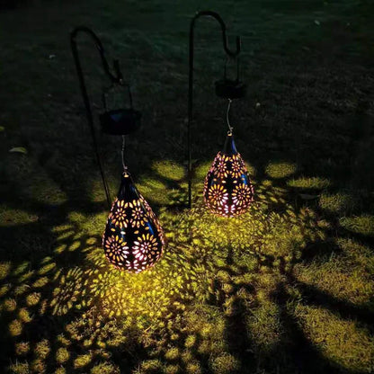 Tuinlamp op Zonne-energie & Weerbestendig in Bloemendesign - voor Stijlvolle Buitenverlichting