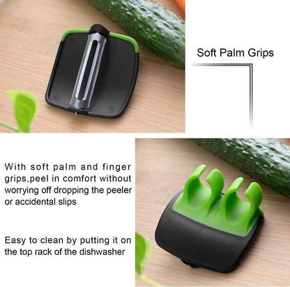 4-delige Vinger Groenteschiller Set
