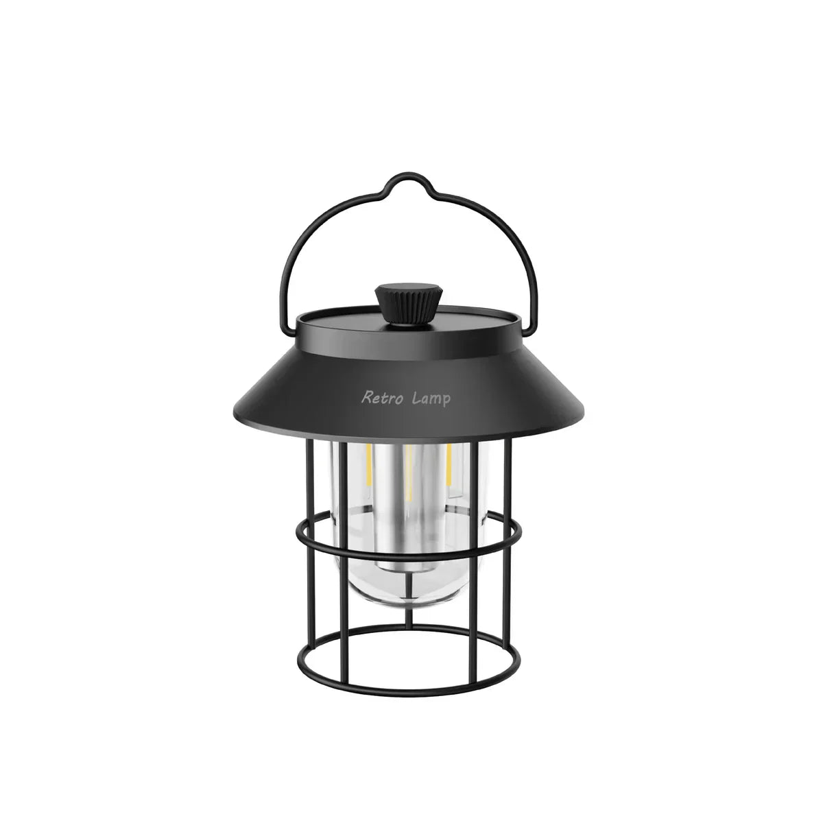 Led Camping Lantaarn in Retro Design - Draagbare Lamp voor Binnen en Buiten