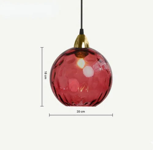 Sferische Glazen Hanglamp