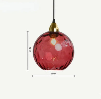 Sferische Glazen Hanglamp