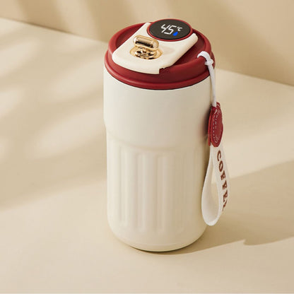 Roestvrijstalen Koffiemok met Led Temperatuurweergave 450 Ml