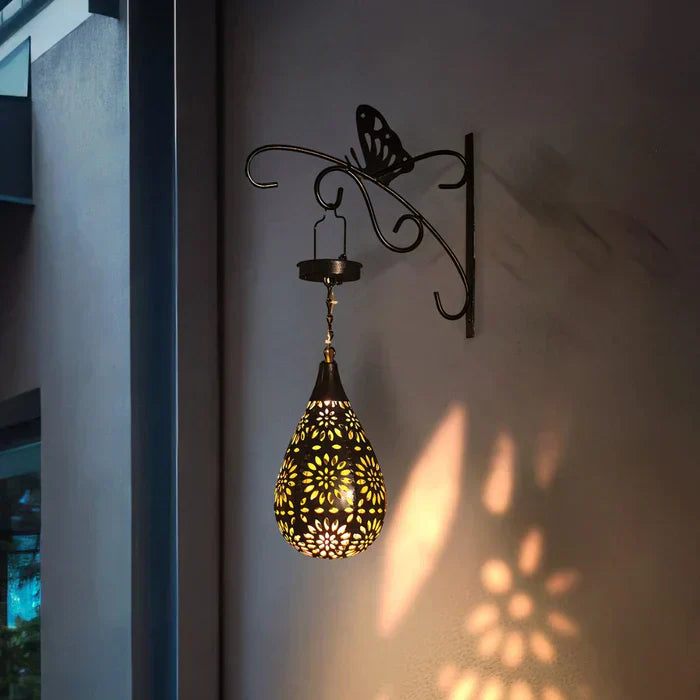 Tuinlamp op Zonne-energie & Weerbestendig in Bloemendesign - voor Stijlvolle Buitenverlichting