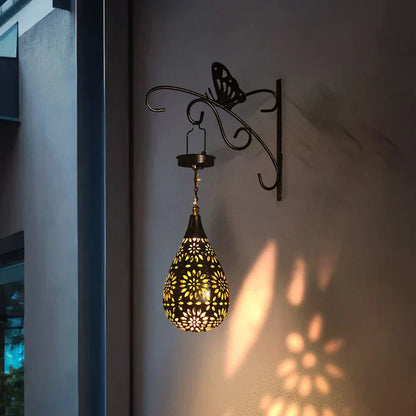 Tuinlamp op Zonne-energie & Weerbestendig in Bloemendesign - voor Stijlvolle Buitenverlichting