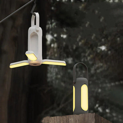 Draagbare Campinglamp met Flexibele Armen - voor Tenten en Buitengebruik