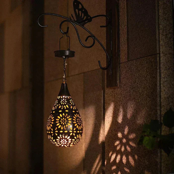 Tuinlamp op Zonne-energie & Weerbestendig in Bloemendesign - voor Stijlvolle Buitenverlichting