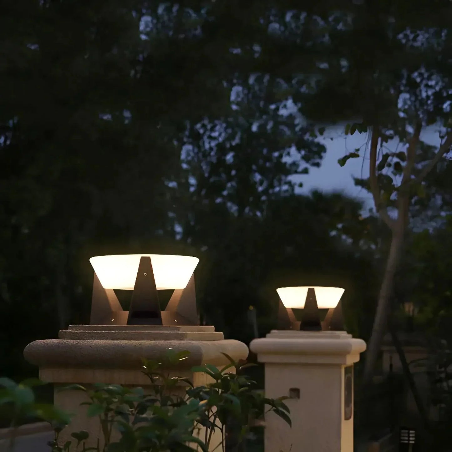 Moderne Led-voetlamp voor Buiten
