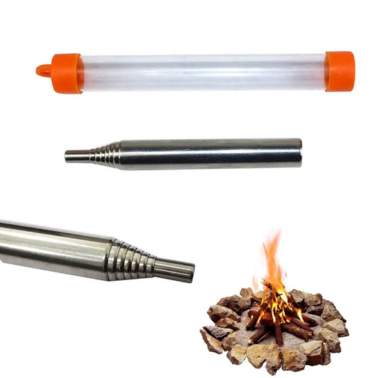 Survival Blaaspijp voor Kampvuur & Buiten Koken