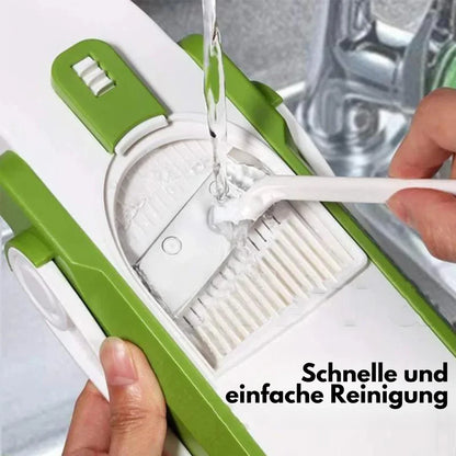 Instelbare Multifunctionele Groentesnijder - Professionele Keukensnijder met Opvangbak