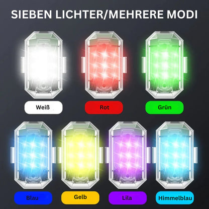 Draadloos Led Motorachterlicht - Oplaadbare Afstandsbediening voor Rem- en Waarschuwingslicht