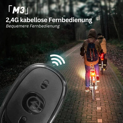Draadloos Led Motorachterlicht - Oplaadbare Afstandsbediening voor Rem- en Waarschuwingslicht