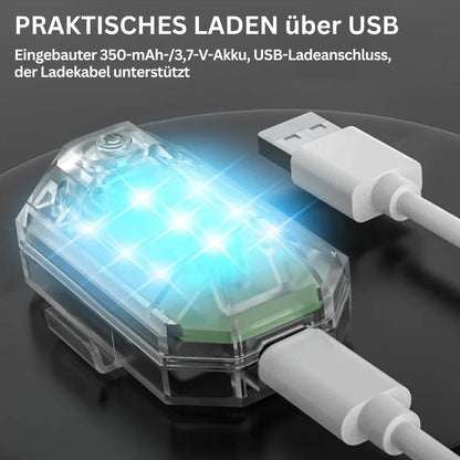 Draadloos Led Motorachterlicht - Oplaadbare Afstandsbediening voor Rem- en Waarschuwingslicht