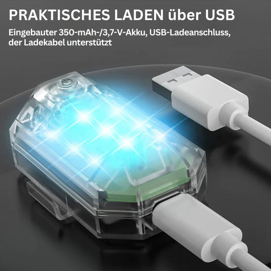 Draadloos Led Motorachterlicht - Oplaadbare Afstandsbediening voor Rem- en Waarschuwingslicht