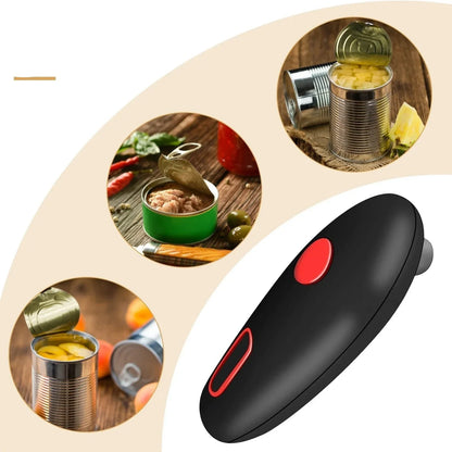 Automatische Blikopener met Ergonomische Handgreep en Éénknopsbediening