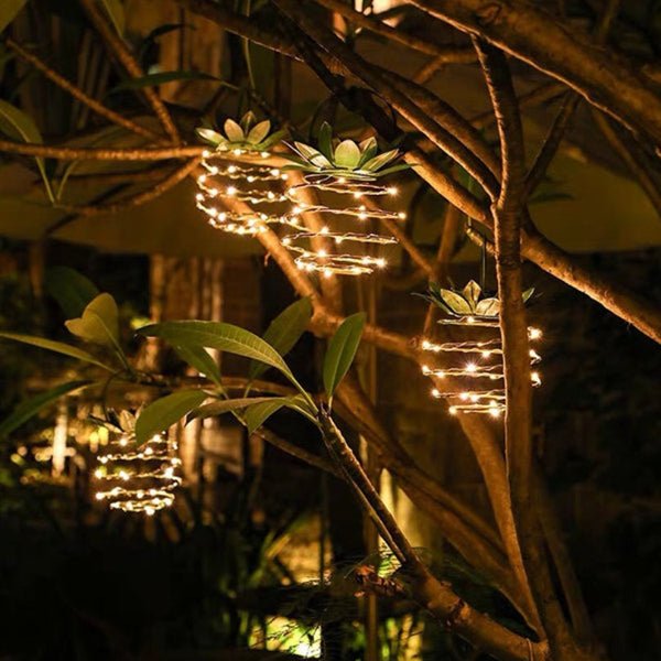 Ananas Tuinlamp op Zonne-energie
