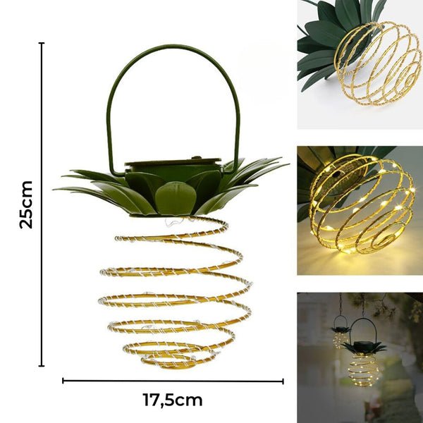 Ananas Tuinlamp op Zonne-energie