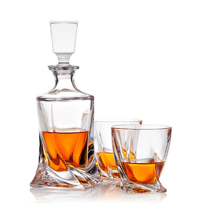 Exclusieve Kristallen Whiskeyset met Karaf en Bekers