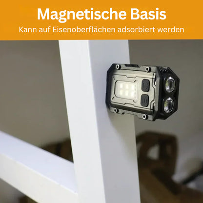 Magnetische Led-zaklamp met Draaghouder - Handsfree Werklamp voor Buiten en Reparaties