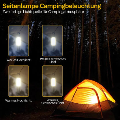 Led Zaklamp met Meerkleurenfilters - Oplaadbare Usb-c Zaklamp met Kampeer- en Noodlichtfunctie