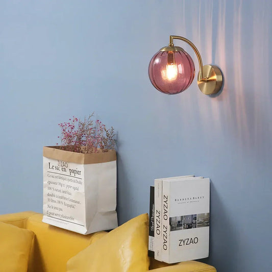 Elegante Wandlamp met Glazen Ontwerp