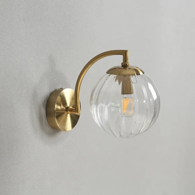 Elegante Wandlamp met Glazen Ontwerp