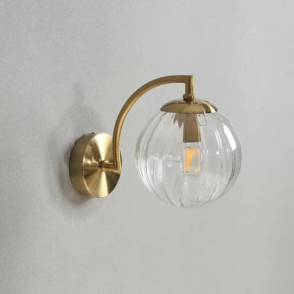 Elegante Wandlamp met Glazen Ontwerp