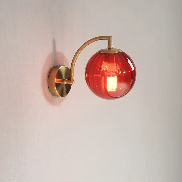 Elegante Wandlamp met Glazen Ontwerp