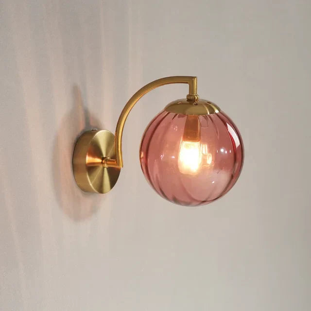 Elegante Wandlamp met Glazen Ontwerp