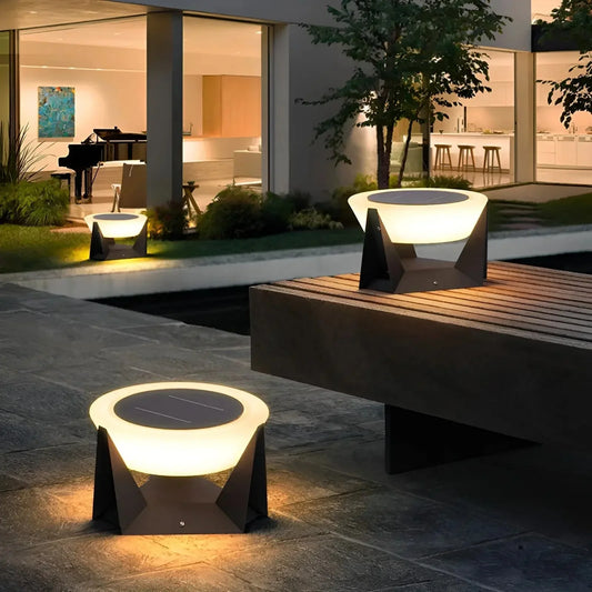 Moderne Led-voetlamp voor Buiten