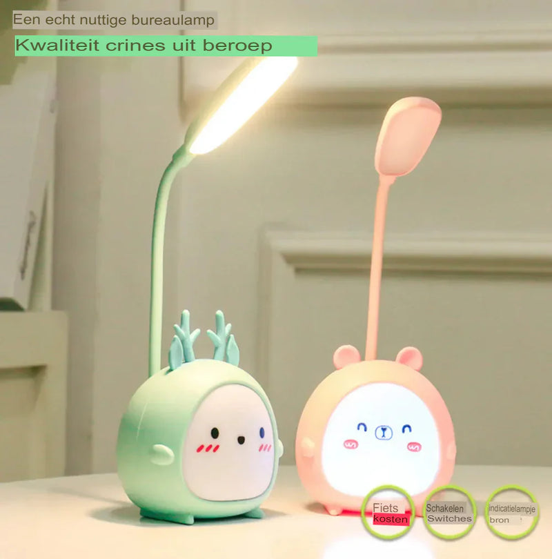 Oogvriendelijke Leeslamp voor Kinderen met Usb-nachtlampje