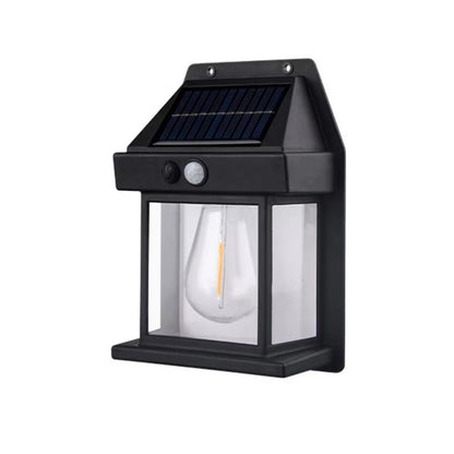 Elegante Outdoor Solar Wandleuchte